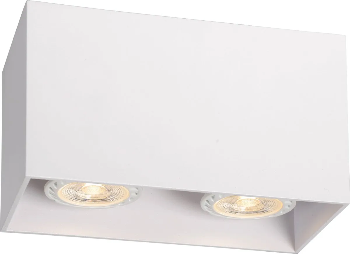 Lucide BODI Plafondspot 2xGU10 - Wit