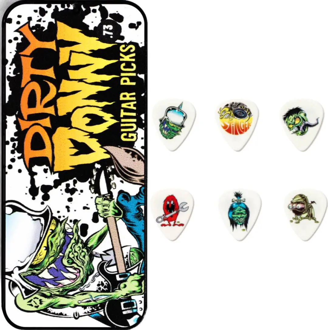 Dunlop Dirty Donny Plectrum Opbergblikje 0.60mm