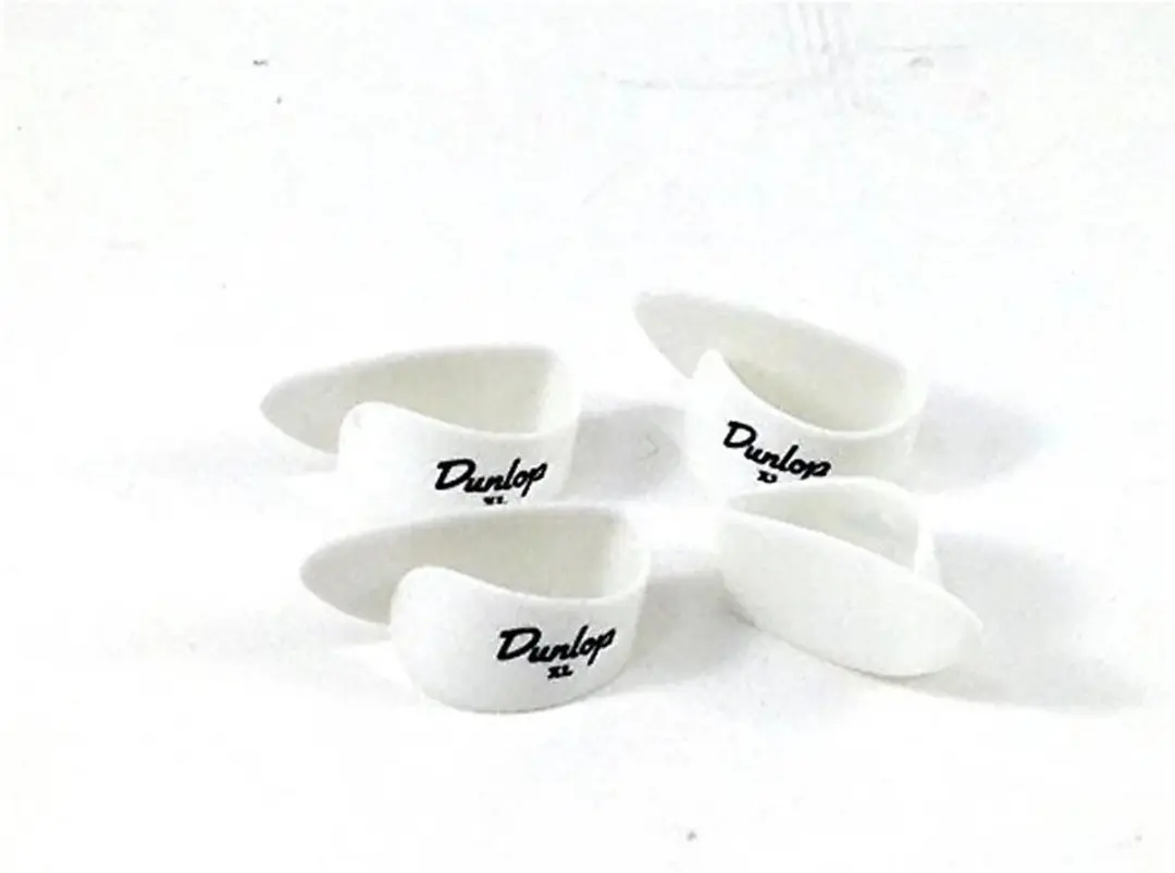 Dunlop Duimplectrum Extra Large Wit - 4 Stuks