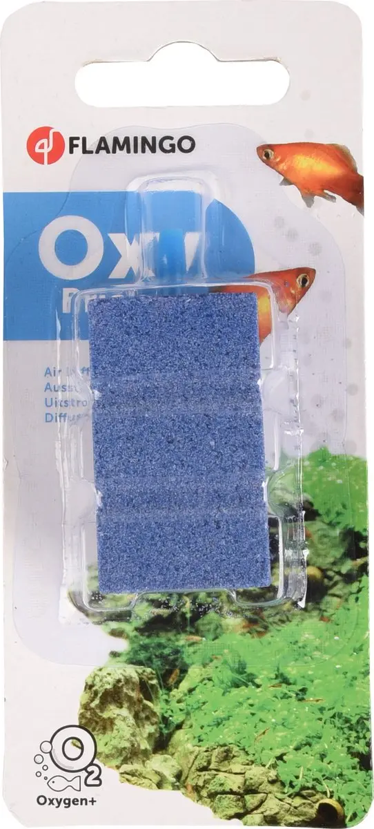 Flamingo Aquarium Uitstromer Rechthoek Blauw