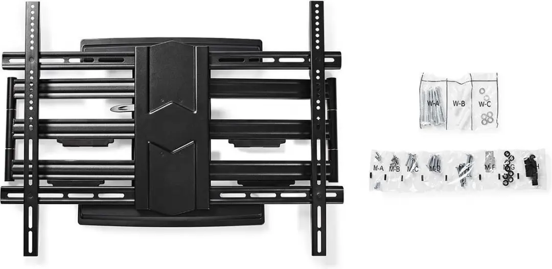 Nedis TVWM6570BK Draaibare Kantelbare TV-Muurbeugel - 70 kg - Zwart - afbeelding 6 van 6