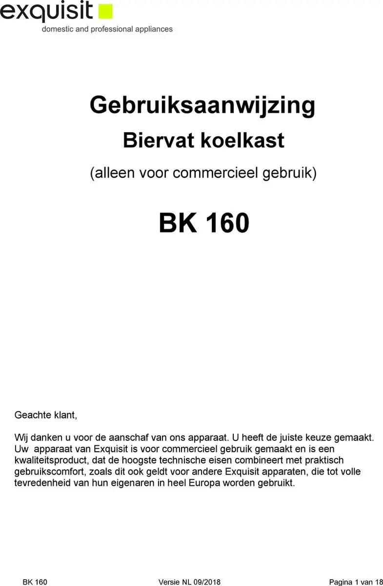 Exquisit BK160 Biertap Fustenkoelkast 50L - 85W - Zwart/RVS