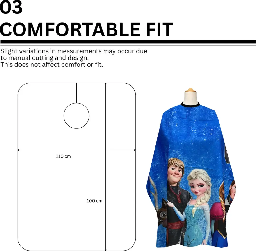 Guardian Beauty Kids Kapmantel 110x100cm Frozen - Waterproof