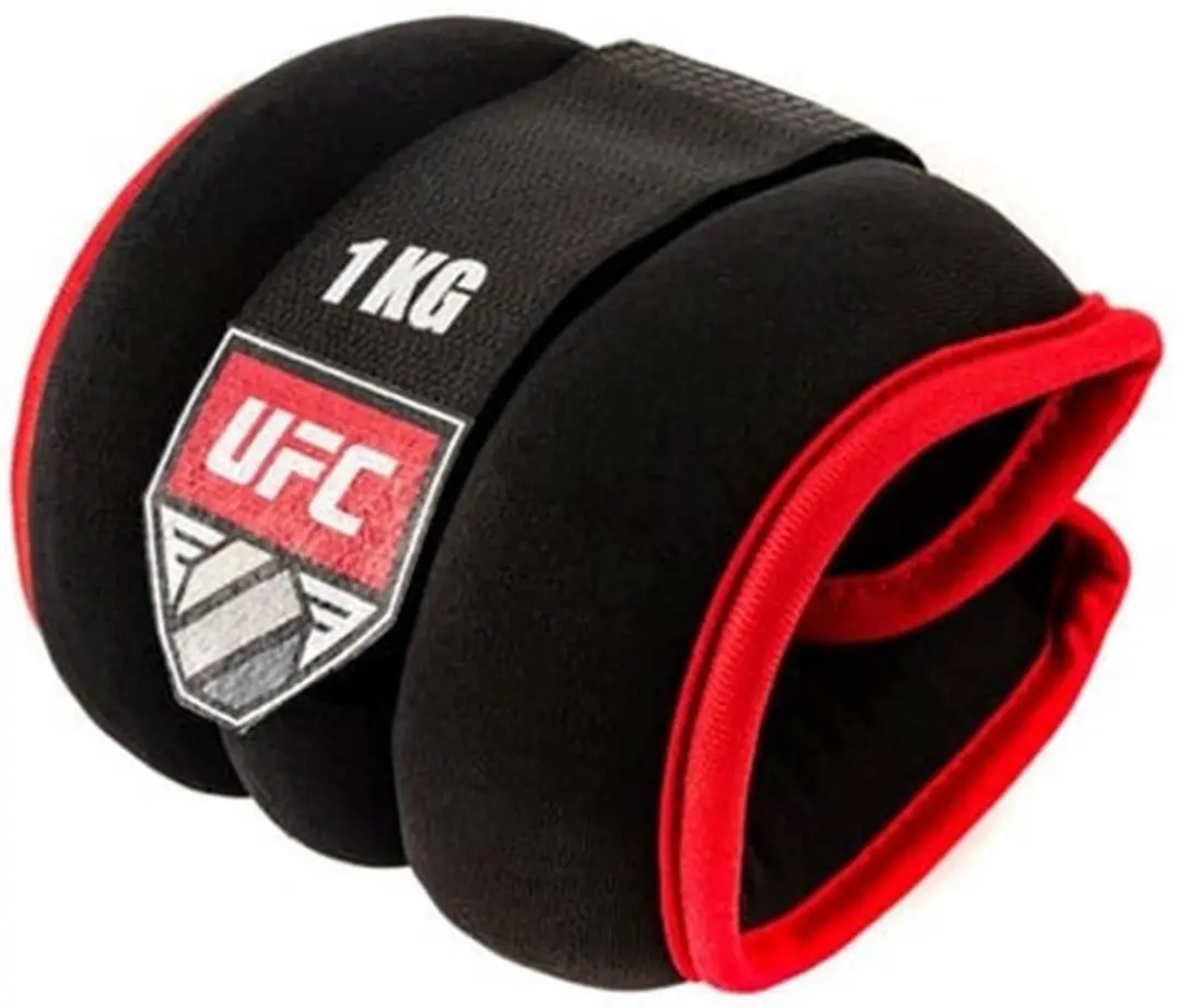 UFC Enkelgewichten Set 2 x 1 kg - Rood/Zwart