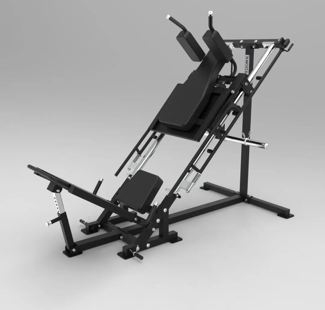 Toorx Professional HSX-3000 Leg Press & Hack Squat - Matzwart