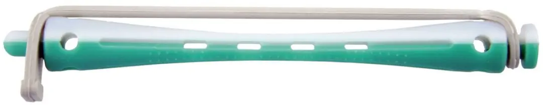 Comair Permanentwikkels Lang 6mm - 12 Stuks - Groen/Wit