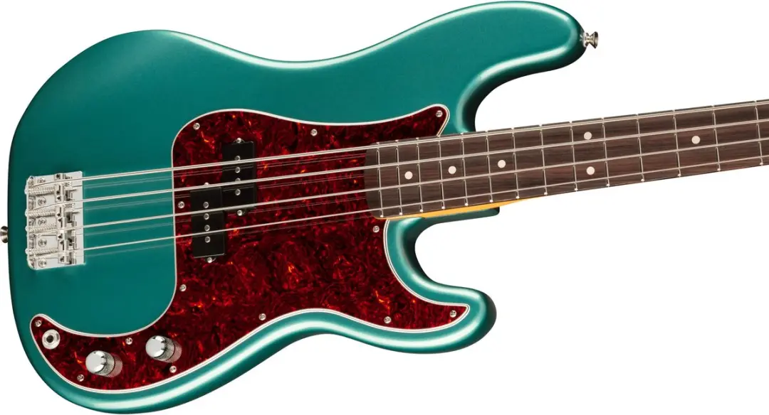 Fender American Professional Classic Precision Bass - 4/4 - 20 Frets - Faded Sherwood Green Metallic