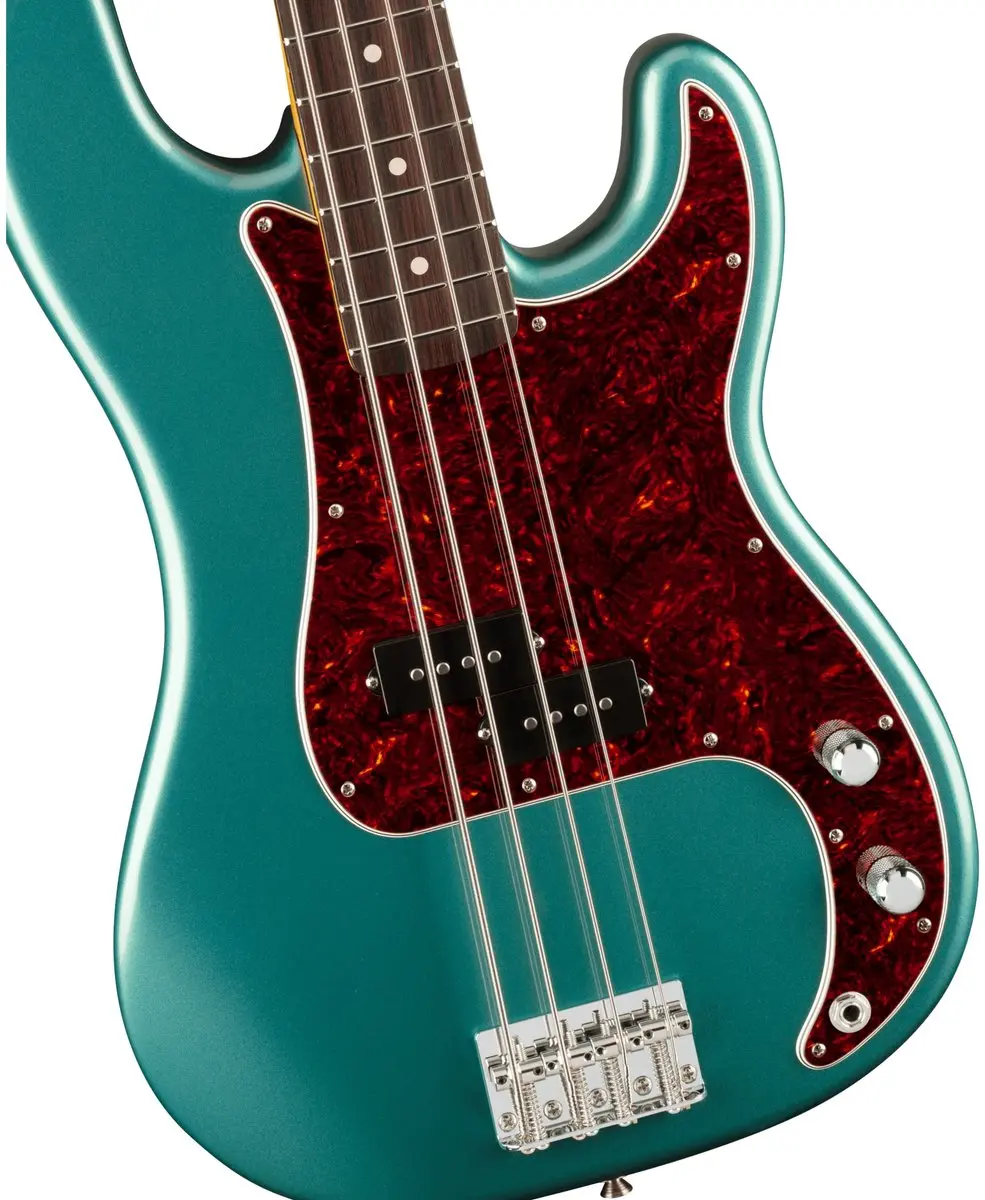 Fender American Professional Classic Precision Bass - 4/4 - 20 Frets - Faded Sherwood Green Metallic