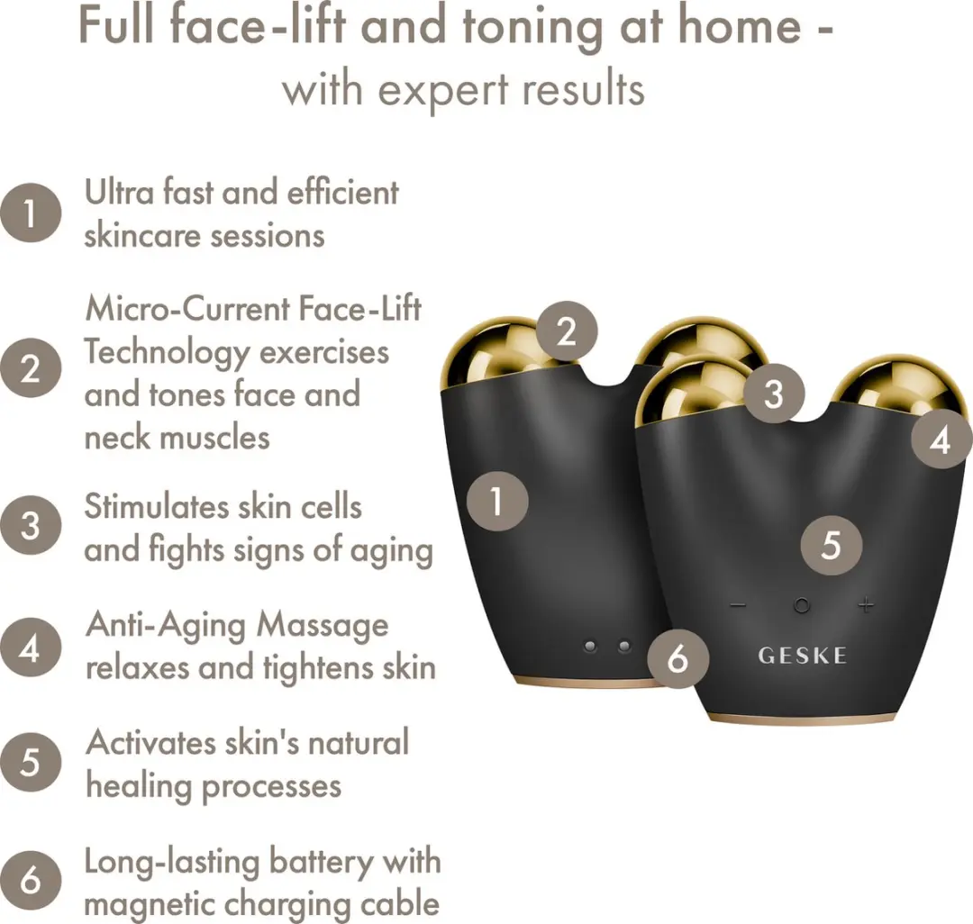 GESKE SmartAppGuided Warm & Cool Eye Energizer AP_GK000015GY01 - 6 in 1 - Grijs