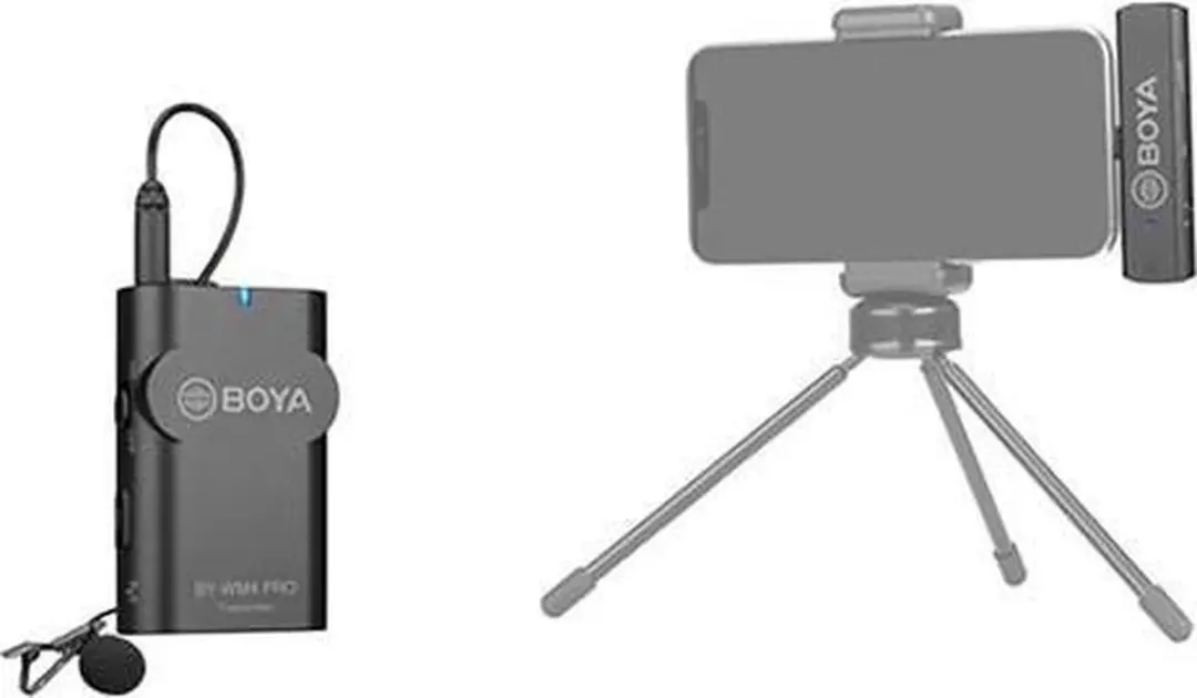 Boya BY-WM4 Pro-K3 Draadloze Lavalier Microfoon - Zwart - afbeelding 6 van 6