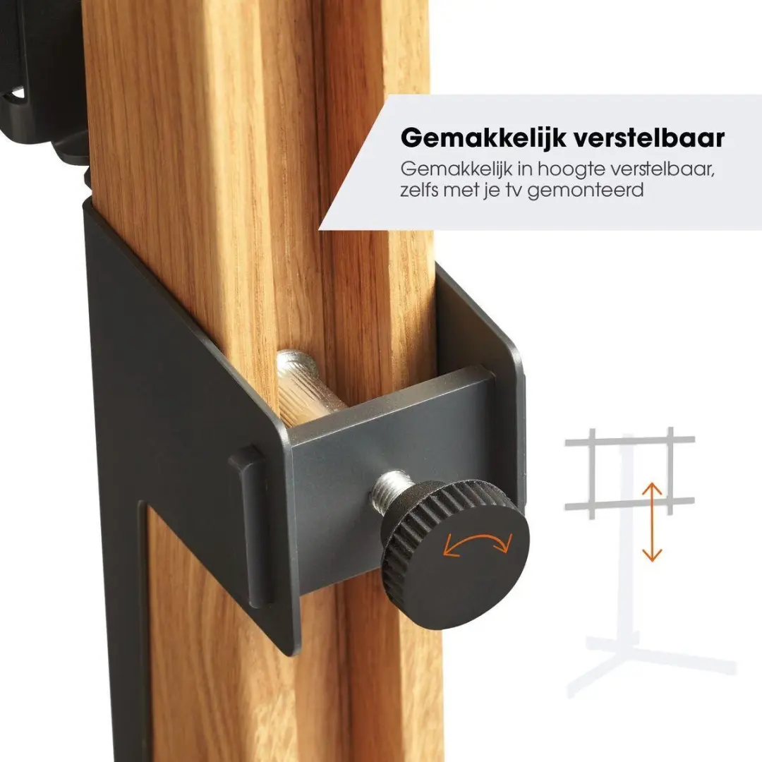 Vogel's COMFORT TVS 3695 TV-Vloerstandaard 40-77" - Bruin/Zwart