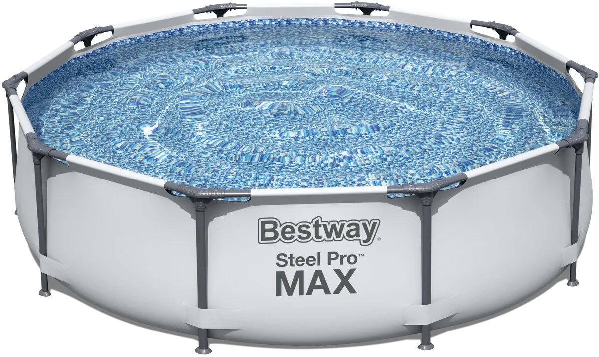 Bestway Steel Pro MAX Zwembad 305x76cm - 4678L Grijs