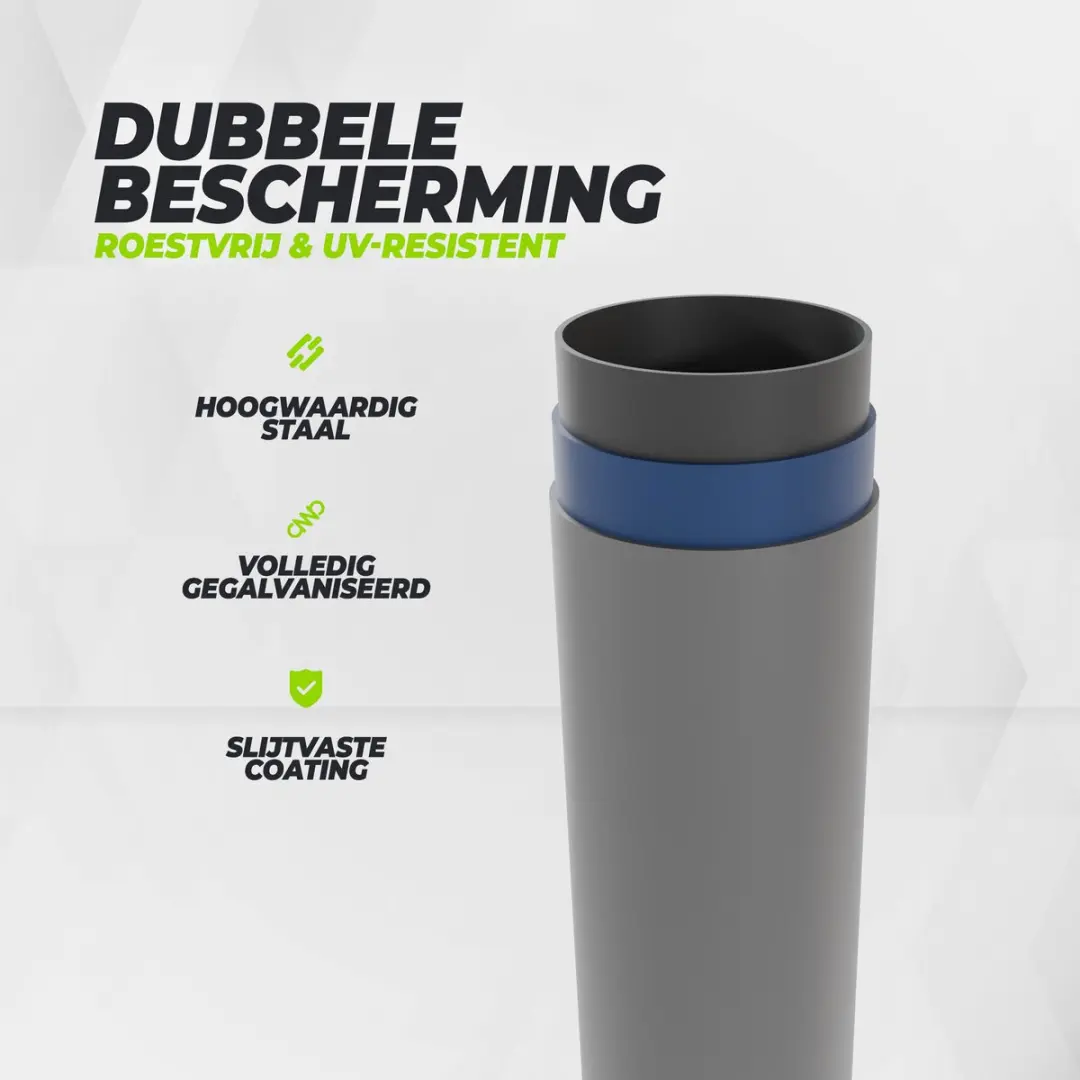 VirtuFit Rechthoekig Zwembad VF13097-SET Compleet Pakket - 400x200x122cm Beige