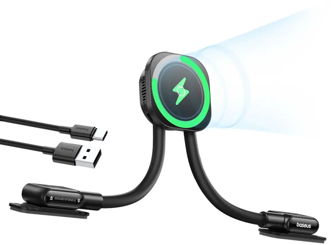 Baseus PrimeTrip C03sPro Autohouder - Magnetisch Draadloos Opladen 15W - Zwart