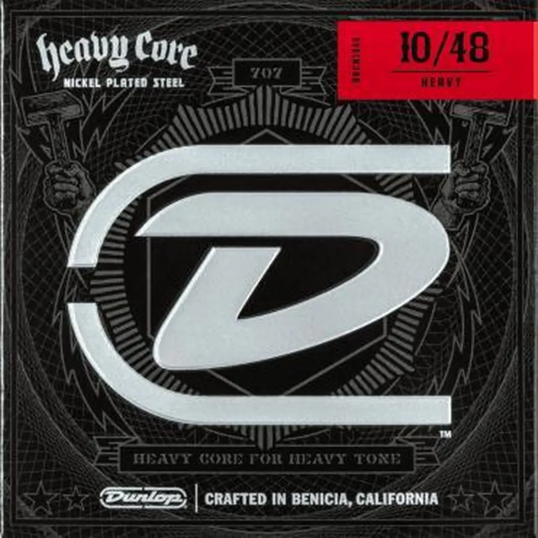 Dunlop DHC1048 Heavy Core Elektrische Gitaarsnaren 10-48