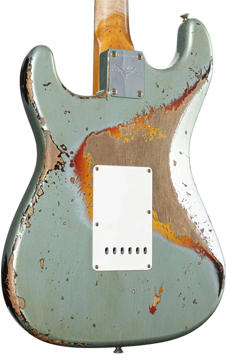Fender 1965 Stratocaster Super Heavy Relic Firemist Silver - 3TS