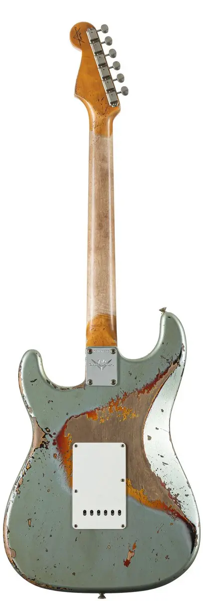 Fender 1965 Stratocaster Super Heavy Relic Firemist Silver - 3TS