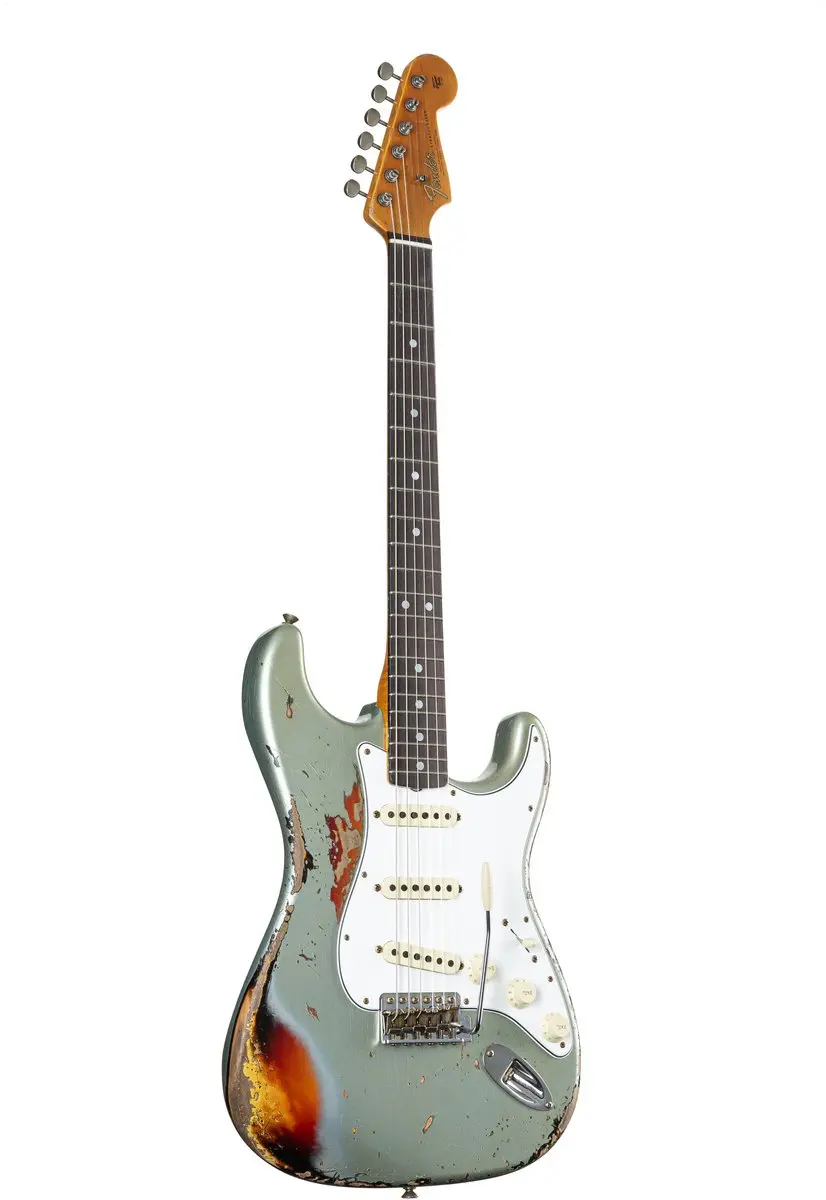 Fender 1965 Stratocaster Super Heavy Relic Firemist Silver