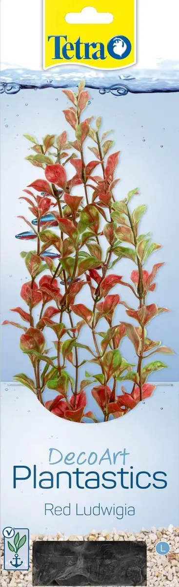 Tetra DecoArt Plantastics Ludwigia - 36cm - Rood
