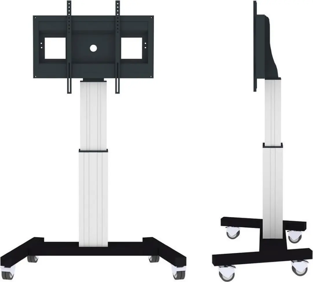 Neomounts PLASMA-M2500SILVER TV Trolley - Gemotoriseerd - 100" - Zilver