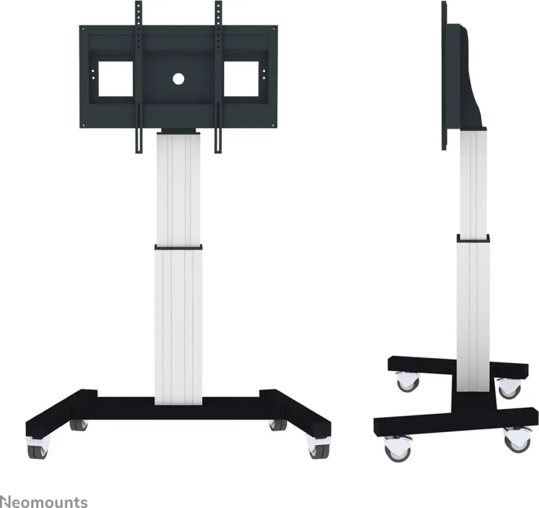 Neomounts PLASMA-M2500SILVER TV Trolley - Gemotoriseerd - 100" - Zilver