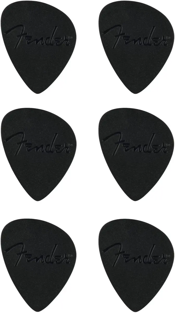Fender Offset Picks Black 0.83mm Plectrumset