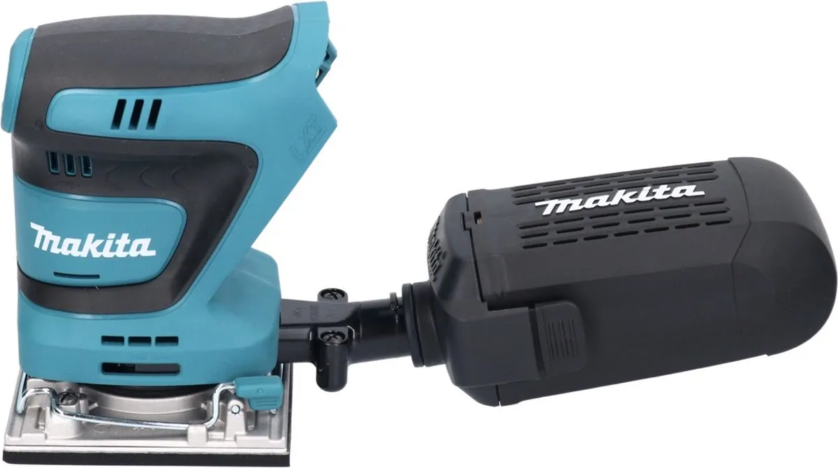 Makita DBO482RGJ Vlakschuurmachine 18V - 112x102mm - 2x 6.0Ah + Lader + Makpac
