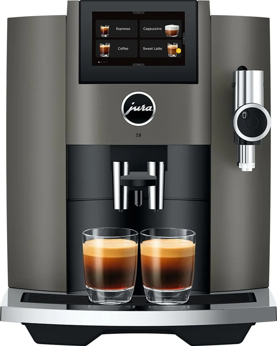 JURA - S8 Dark Inox (EB) - Volautomatische espressomachine