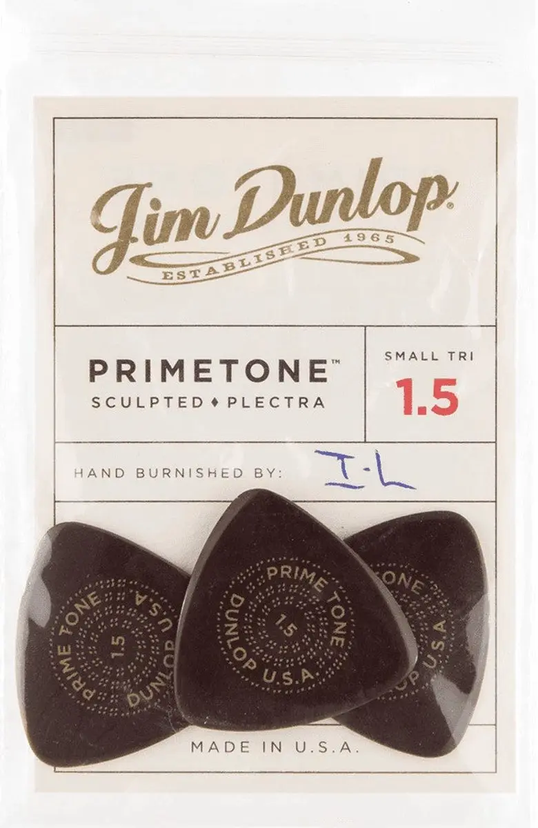 Dunlop Jim Dunlop Primetone Plectrum Small Tri 1.50mm - 3 Stuks - afbeelding 6 van 6