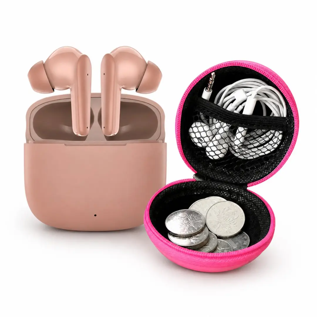 Denver Donker Roze Draadloze Bluetooth Oordopjes
