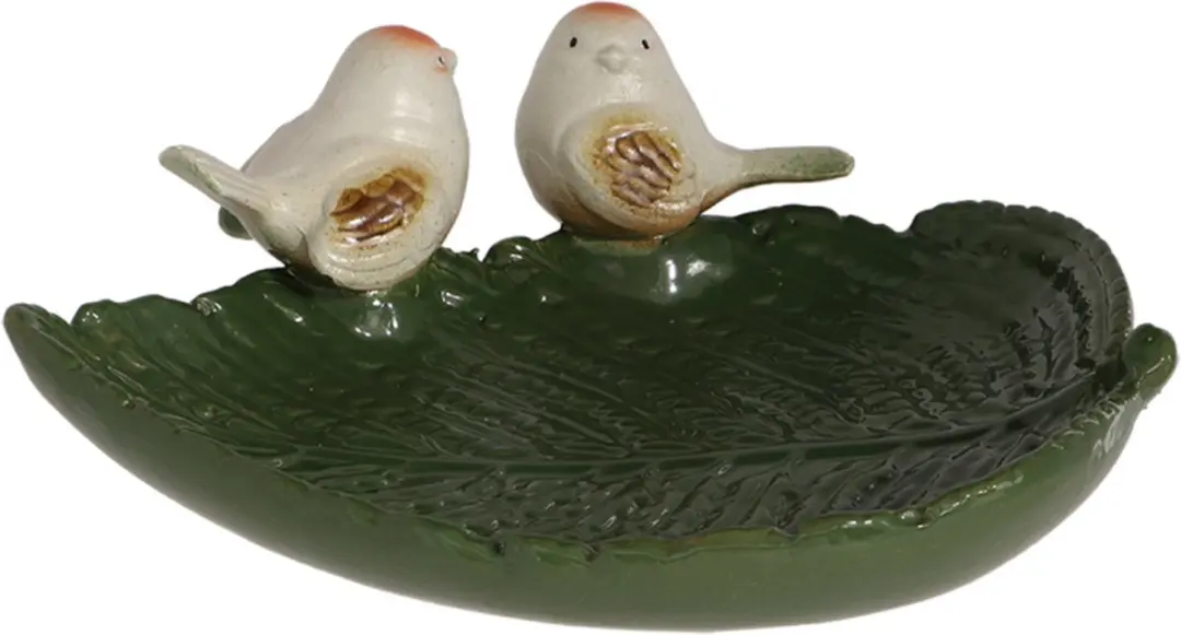 Esschert Design Vogelbad Keramiek Blad