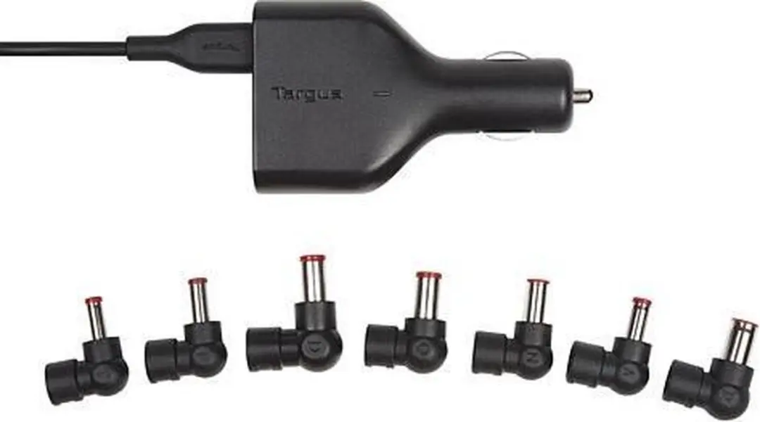 Targus APD046EU Autolader 90W - 2x USB-C - Zwart