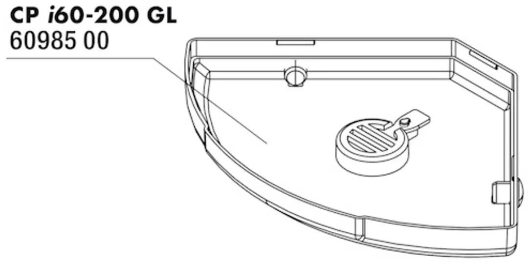 JBL CristalProfi i_gl Bodemplaat met ventiel