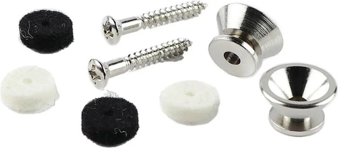 Fender Nikkel Strap Buttons - Set van 2