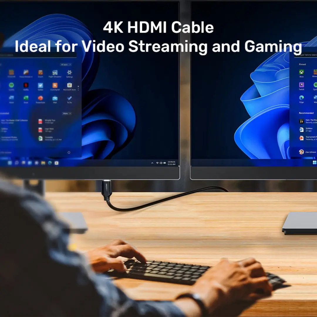 Unitek C11079BK-15M HDMI Kabel 4K 60Hz 15m - Zwart