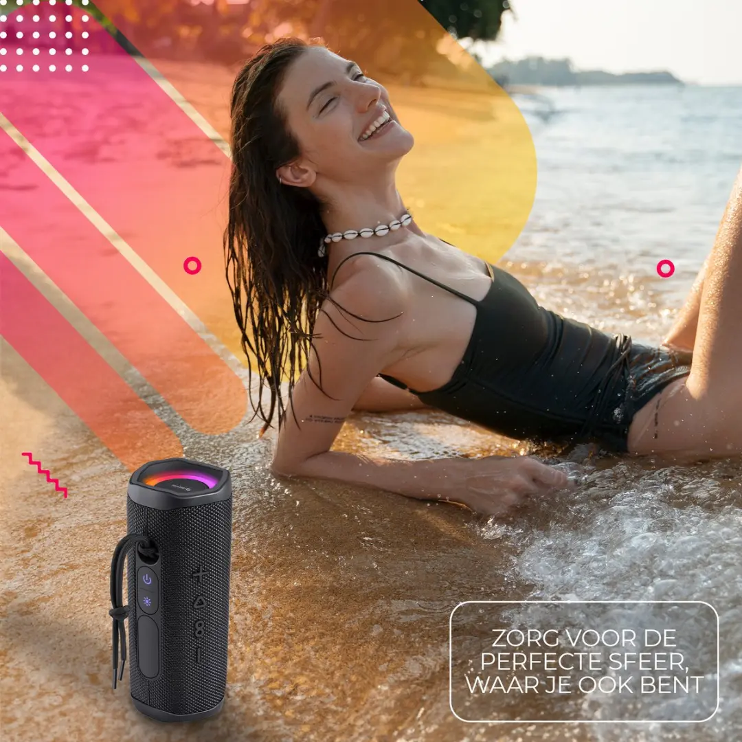 Denver BTV223B Bluetooth Speaker - 20W - Zwart - afbeelding 6 van 6