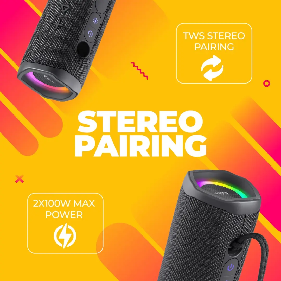 Denver BTV223B Bluetooth Speaker - 20W - Zwart
