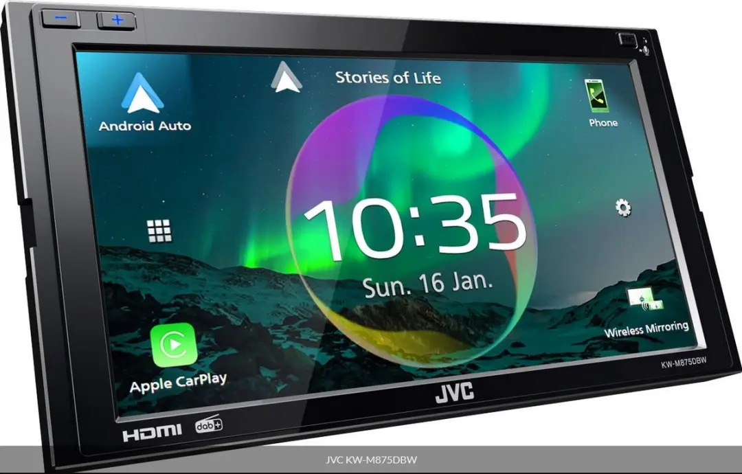 JVC KW-M875DBW Autoradio
