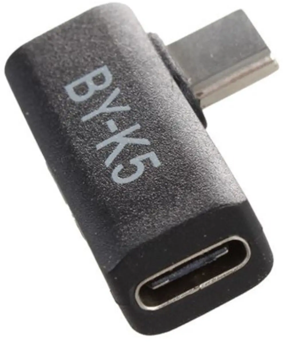 Boya BY-K5 USB-C Hoekadapter - Zwart