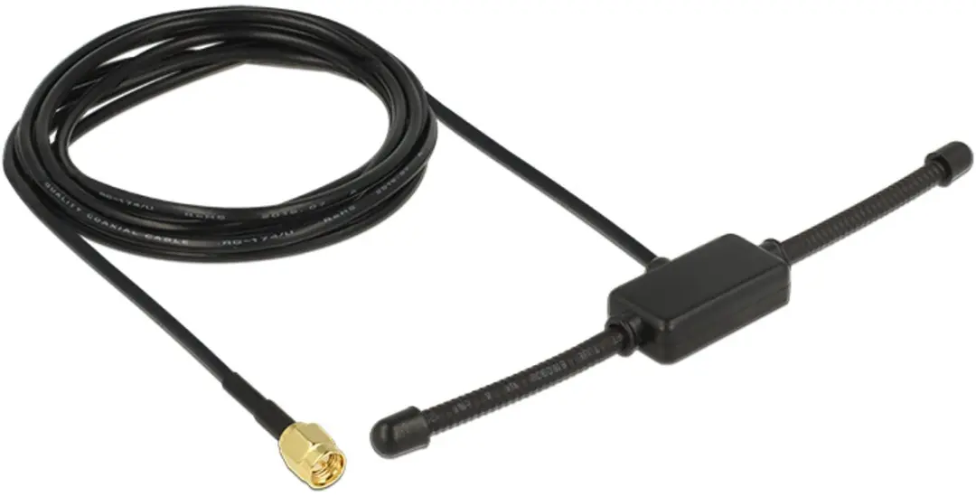Delock ISM 433MHz Antenne SMA - 3dBi Omnidirectioneel Zwart