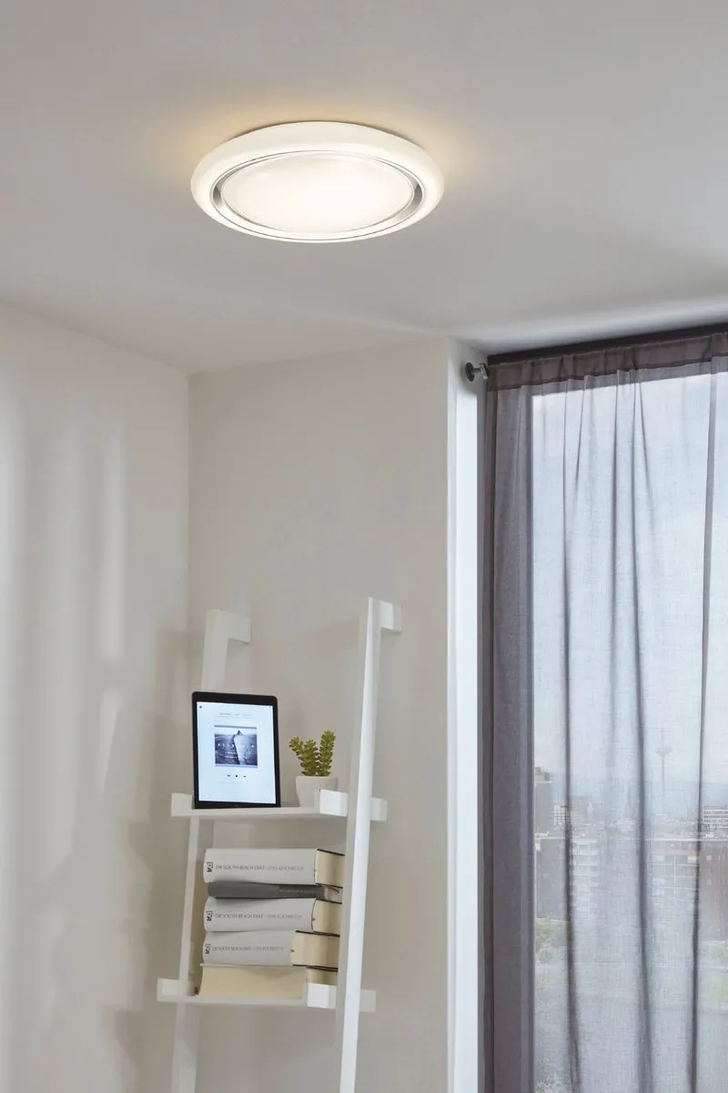 Eglo Capasso Wandlamp 1 Licht - Wit/Chroom