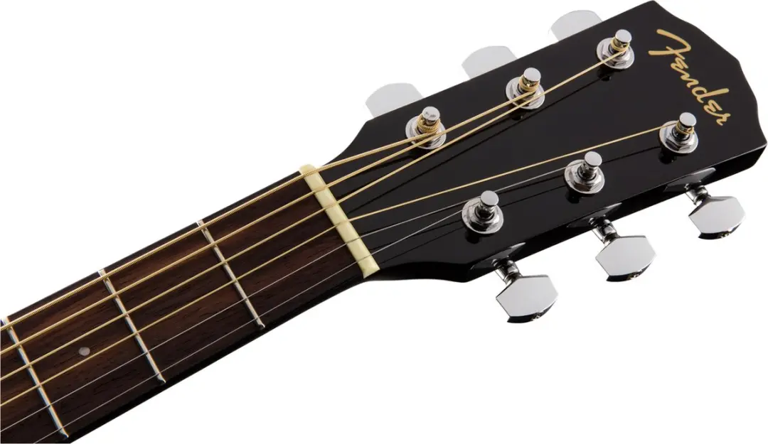 Fender CD-60S Dreadnought Gitaar - Zwart - afbeelding 6 van 6