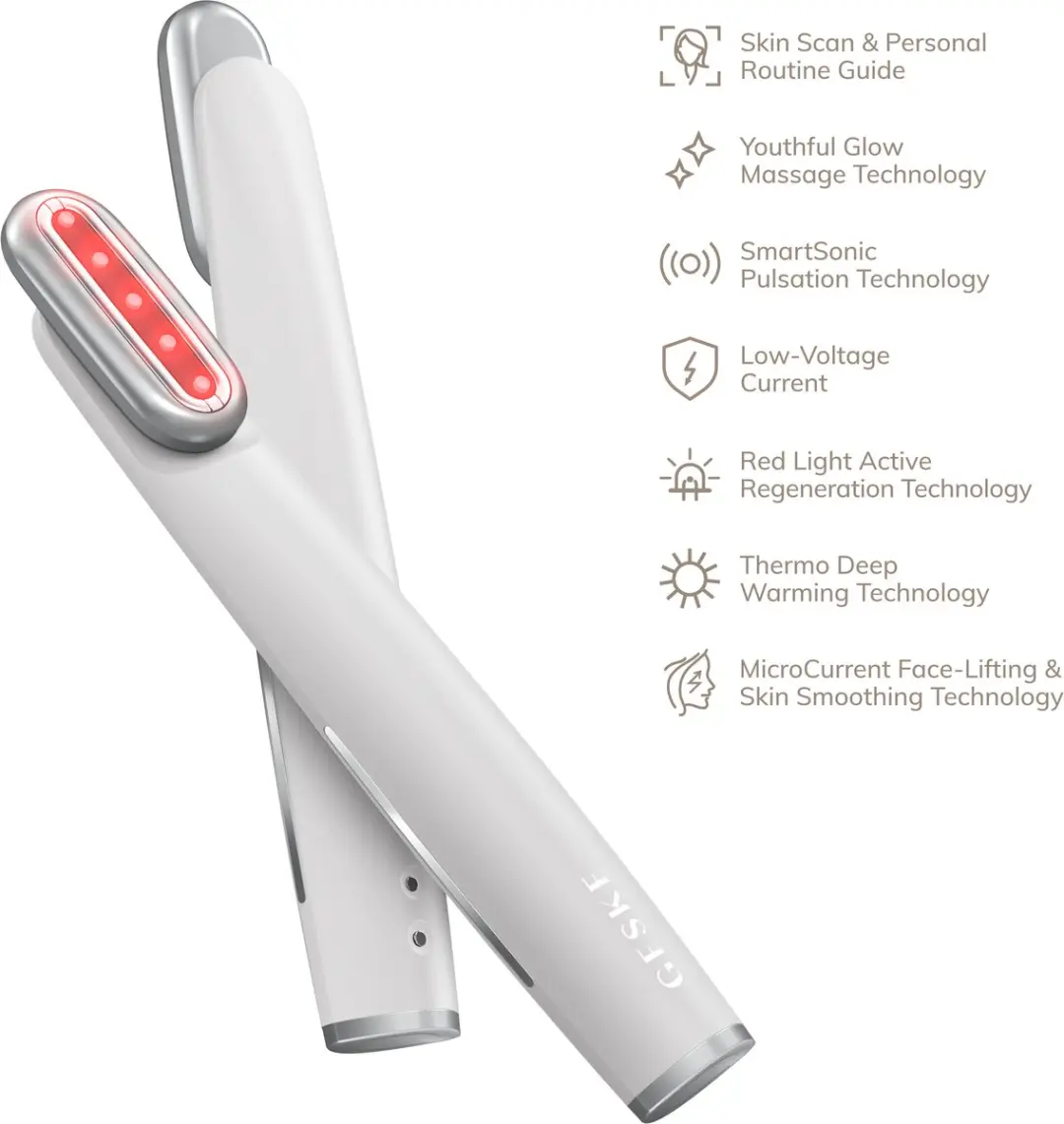 GESKE Skin Firming Wand GK000068WH01 - Microcurrent Gezichtsversteviger - Wit