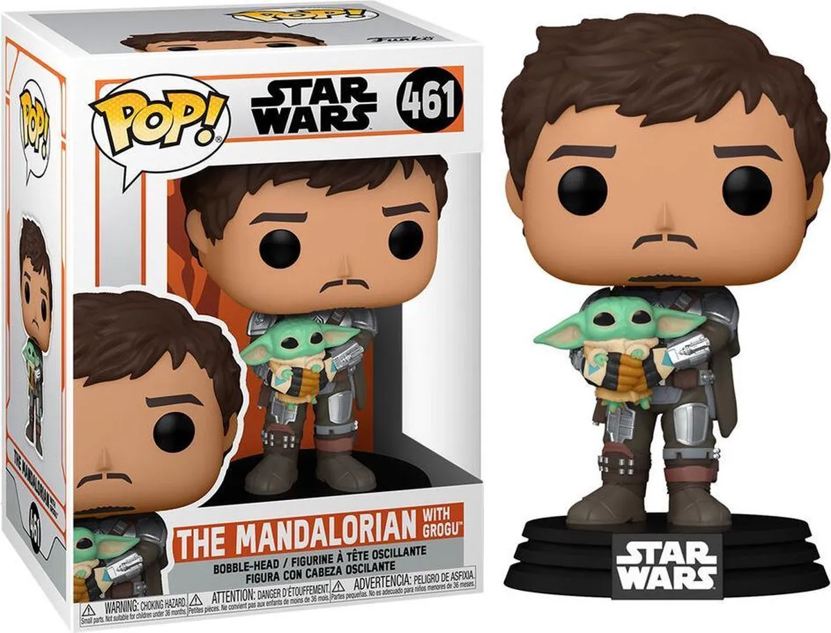 Funko POP! The Mandalorian & Grogu Star Wars Figuur 9cm - Multicolor