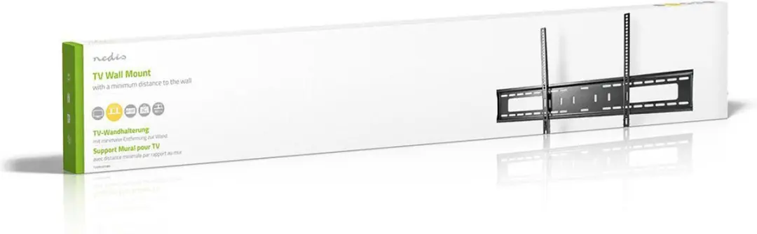 Nedis TVWM2070BK Vaste TV-Muurbeugel - 100" - 75kg - Zwart