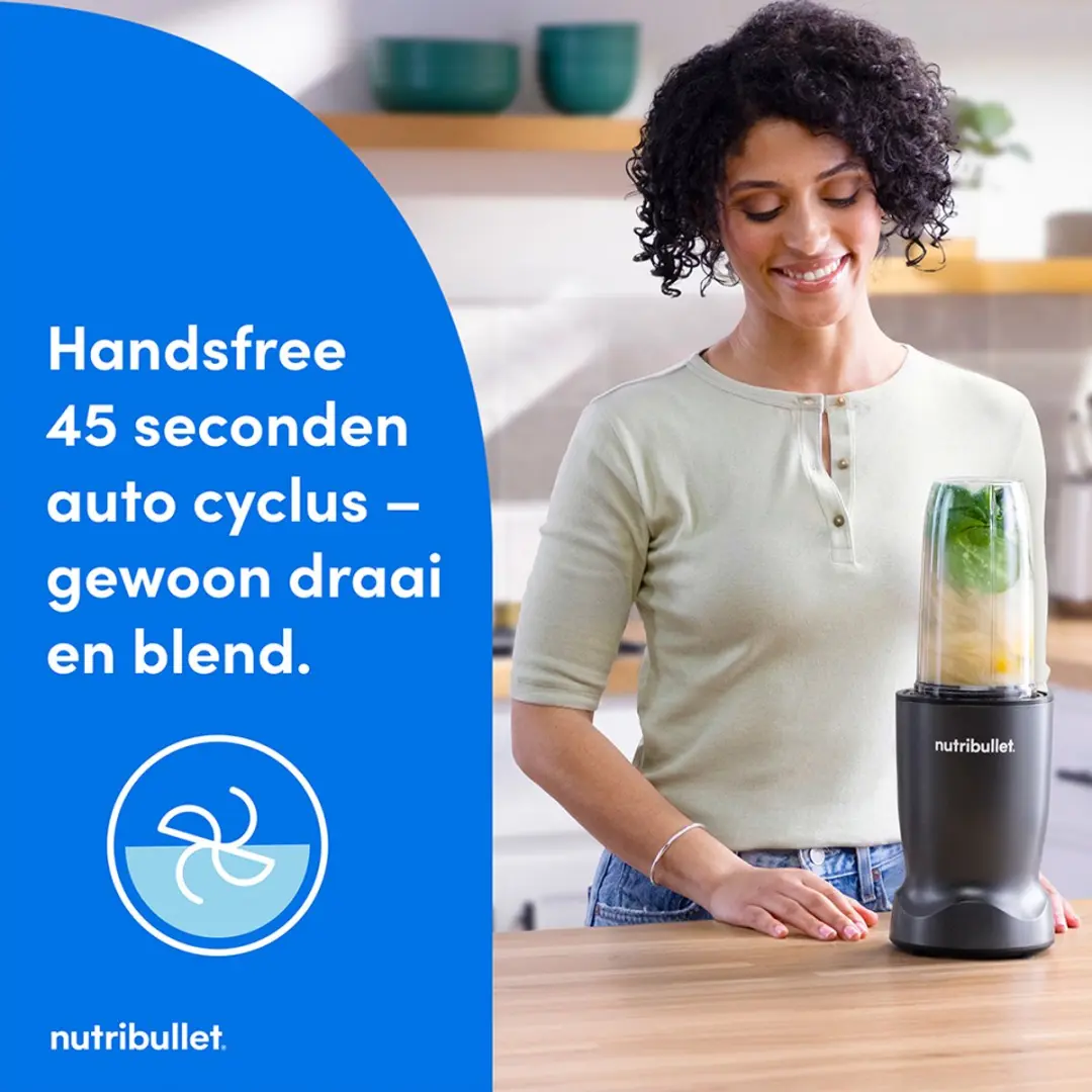 NutriBullet Turbo Blender 1000W - Grijs