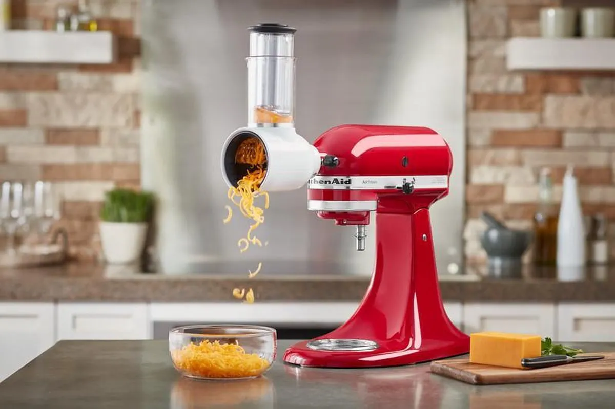 KitchenAid 5KSMVSA 2-in-1 Schaaf/Rasp - o.a. alle modellen - Zwart/Transparant/Wit