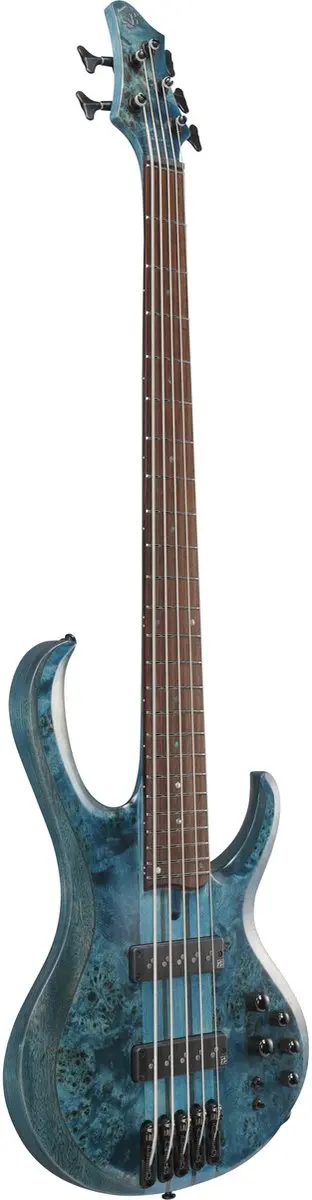 Ibanez BTB945 Cosmic Blue Low Gloss Elektrische Basgitaar - 5 Snaren