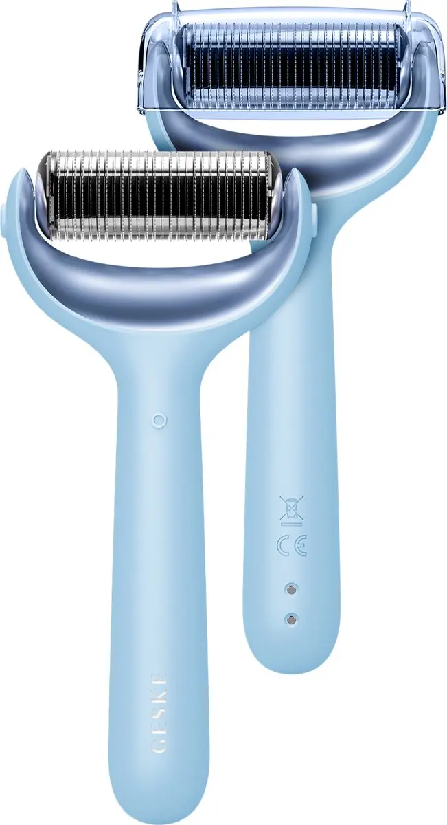 GESKE SmartAppGuided MicroNeedle Roller 9-in-1 - Aquamarine - afbeelding 4 van 6