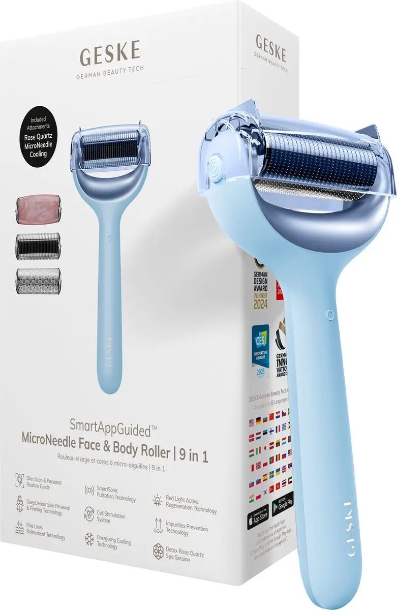 GESKE SmartAppGuided MicroNeedle Roller 9-in-1